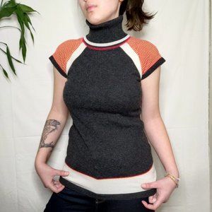 Turtle Neck Cashmere Shirt